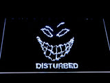 Disturbed LED Neon Sign USB - White - TheLedHeroes