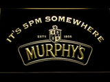 Murphy's It's 5pm Somewhere LED Neon Sign USB - Yellow - TheLedHeroes