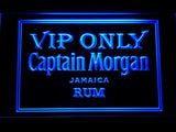 Captain Morgan Jamaica Rum VIP Only LED Neon Sign Electrical - Blue - TheLedHeroes