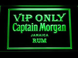 Captain Morgan Jamaica Rum VIP Only LED Neon Sign USB - Green - TheLedHeroes