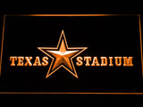 Dallas Cowboys Texas Stadium LED Neon Sign USB - Orange - TheLedHeroes