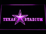 Dallas Cowboys Texas Stadium LED Neon Sign USB - Purple - TheLedHeroes