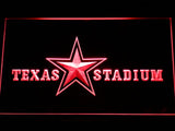 Dallas Cowboys Texas Stadium LED Neon Sign USB - Red - TheLedHeroes