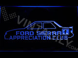 Ford Sierra Appreciation Club LED Neon Sign USB - Blue - TheLedHeroes
