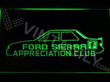 Ford Sierra Appreciation Club LED Neon Sign Electrical - Green - TheLedHeroes