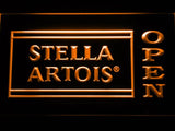 Stella Artois Open (2) LED Neon Sign Electrical - Orange - TheLedHeroes