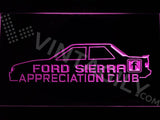 Ford Sierra Appreciation Club LED Neon Sign USB - Purple - TheLedHeroes