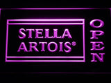 Stella Artois Open (2) LED Neon Sign USB - Purple - TheLedHeroes
