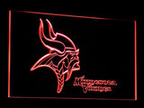 FREE Minnesota Vikings LED Sign - Red - TheLedHeroes