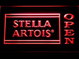 Stella Artois Open (2) LED Neon Sign USB - Red - TheLedHeroes