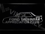 Ford Sierra Appreciation Club LED Neon Sign Electrical - White - TheLedHeroes