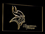 Minnesota Vikings LED Neon Sign Electrical - Yellow - TheLedHeroes