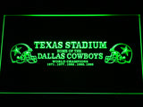 FREE Dallas Cowboys Texas Stadium WC  LED Sign - Green - TheLedHeroes