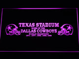 FREE Dallas Cowboys Texas Stadium WC  LED Sign - Purple - TheLedHeroes
