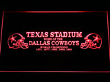 FREE Dallas Cowboys Texas Stadium WC  LED Sign - Red - TheLedHeroes