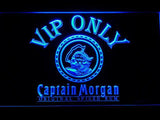 Captain Morgan Spiced Rum VIP Only LED Neon Sign USB - Blue - TheLedHeroes