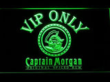 Captain Morgan Spiced Rum VIP Only LED Neon Sign USB - Green - TheLedHeroes