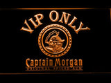 Captain Morgan Spiced Rum VIP Only LED Neon Sign Electrical - Orange - TheLedHeroes