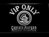 Captain Morgan Spiced Rum VIP Only LED Neon Sign USB - White - TheLedHeroes