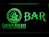 Captain Morgan Spiced Rum Bar LED Neon Sign USB - Green - TheLedHeroes