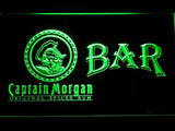 Captain Morgan Spiced Rum Bar LED Neon Sign Electrical - Green - TheLedHeroes
