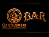Captain Morgan Spiced Rum Bar LED Neon Sign Electrical - Orange - TheLedHeroes