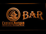 Captain Morgan Spiced Rum Bar LED Neon Sign USB - Orange - TheLedHeroes