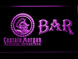 Captain Morgan Spiced Rum Bar LED Neon Sign Electrical - Purple - TheLedHeroes