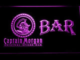 Captain Morgan Spiced Rum Bar LED Neon Sign USB - Purple - TheLedHeroes