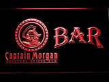 Captain Morgan Spiced Rum Bar LED Neon Sign USB - Red - TheLedHeroes