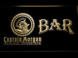 Captain Morgan Spiced Rum Bar LED Neon Sign USB - Yellow - TheLedHeroes