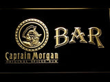 Captain Morgan Spiced Rum Bar LED Neon Sign Electrical - Yellow - TheLedHeroes