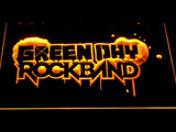 Green-Day Rockband LED Neon Sign USB - Yellow - TheLedHeroes