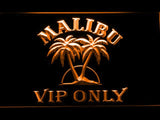Malibu VIP Only LED Neon Sign Electrical - Orange - TheLedHeroes