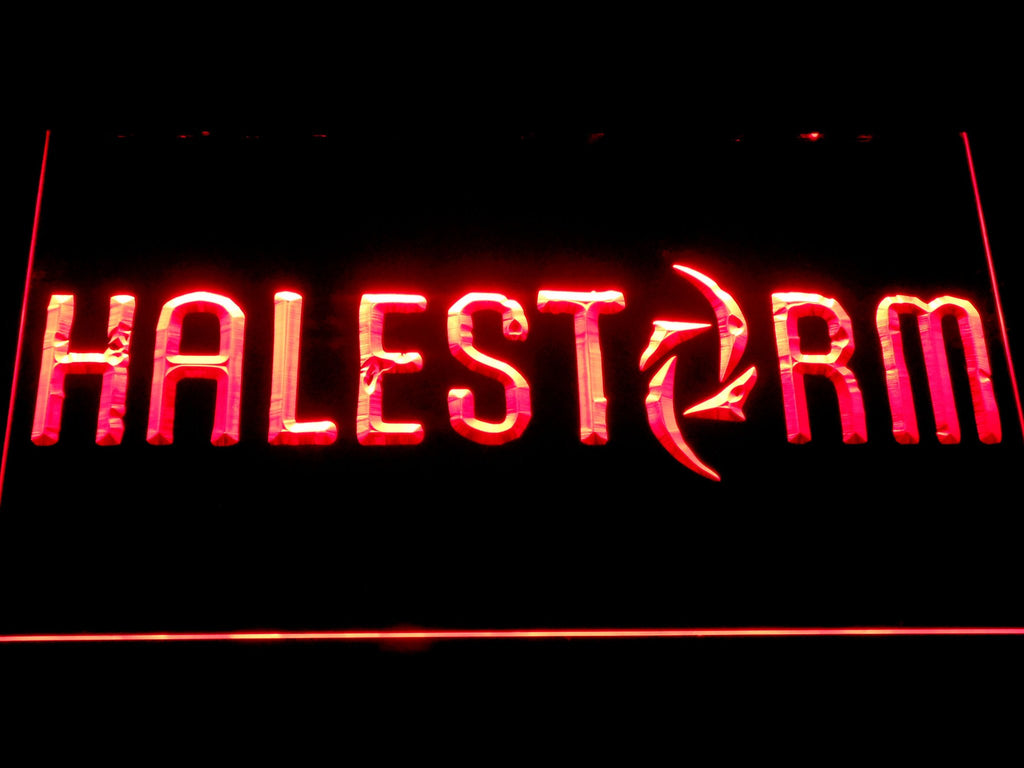 Halestorm LED Neon Sign USB - Red - TheLedHeroes