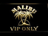 Malibu VIP Only LED Neon Sign Electrical - Yellow - TheLedHeroes