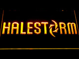 Halestorm LED Neon Sign USB - Yellow - TheLedHeroes