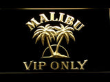 FREE Malibu VIP Only LED Sign - Yellow - TheLedHeroes