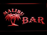 Malibu Bar LED Neon Sign USB - Red - TheLedHeroes