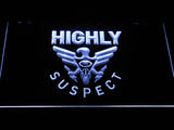 FREE Highly Suspect LED Sign - White - TheLedHeroes