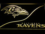 FREE Baltimore Ravens (5) LED Sign - Yellow - TheLedHeroes