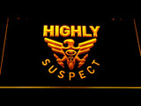 FREE Highly Suspect LED Sign - Yellow - TheLedHeroes