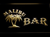 FREE Malibu Bar LED Sign - Yellow - TheLedHeroes