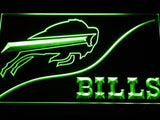 Buffalo Bills (3) LED Neon Sign USB - Green - TheLedHeroes