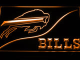Buffalo Bills (3) LED Neon Sign USB - Orange - TheLedHeroes