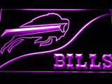 Buffalo Bills (3) LED Neon Sign USB - Purple - TheLedHeroes