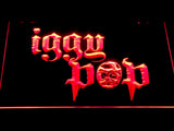 Iggy Pop (2) LED Neon Sign USB - Red - TheLedHeroes