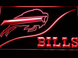 Buffalo Bills (3) LED Neon Sign USB - Red - TheLedHeroes