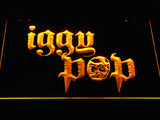 Iggy Pop (2) LED Neon Sign USB - Yellow - TheLedHeroes
