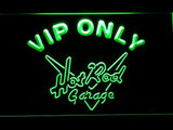 Hot Rod Garage VIP Only LED Neon Sign USB - Green - TheLedHeroes